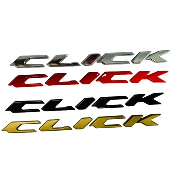 10 / 50 / 100 чифта HONDA CLICK 3D емблема меки гумени стикери за мотоциклет HONDA