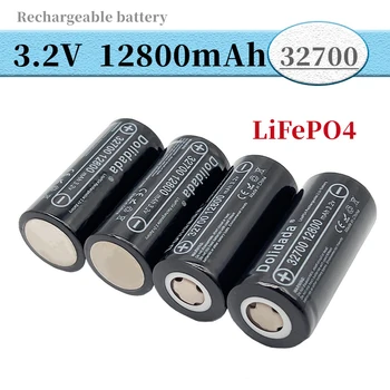100%Нов оригинален 3.2V 32700 12800mAh Батерия с висока мощност LiFePO4 акумулаторна батерия Екологична батерия за отвертки