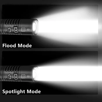 10W 200-500M Range USB акумулаторна X88 регулируем фокус бял лазер ултра силна светлина 1500 лумена водоустойчиви фенерчета