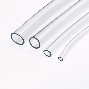 1M гъвкави прозрачни PVC маркучи 14mm * 16mm 25mm * 27mm висококачествен PVC мек тръбен маркуч за вода без мирис