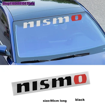 1pc Светлоотразителен стикер за предното стъкло на автомобила за Nissan Nismo 350Z 370Z GTR патрул Juke Micra X пътека Qashqai и т.н