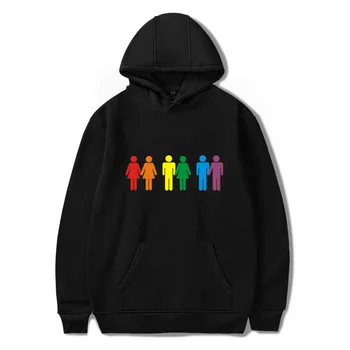 2020 Нови ЛГБТ качулки Мъже / жени Карикатура елемент Качулка личност случайни деца дълъг ръкав пуловер дрехи