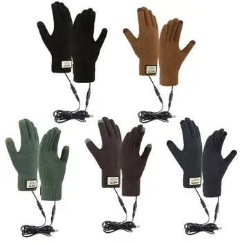 2023 Зимни отопляеми ръкавици USB акумулаторна електрическа отопляема ръкавица за мъже жени колоездене велосипедисти ръкавици ръка топло
