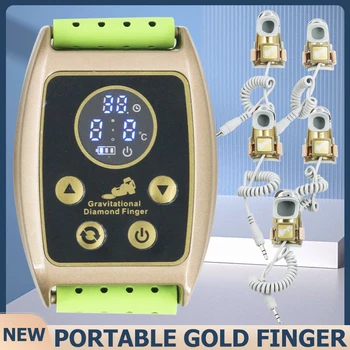2023 Масажор за тяло за повдигане на лице Радиочестотен микроток Златен пръст RF EMS машина за красота Гравитационен диамантен пръст