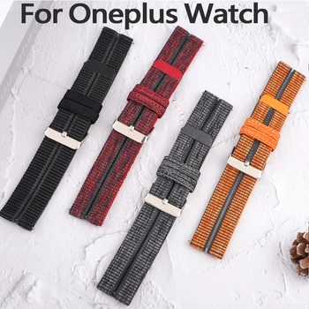 22mm Нова найлонова каишка correa За Oneplus Watch Smartwatch Лента за замяна на лента за часовници Аксесоари за гривна