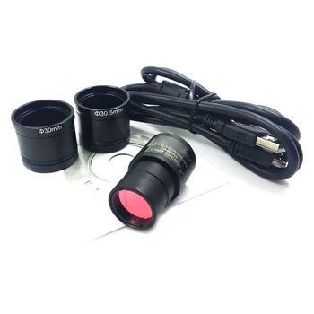 2MegaPixel USB неподвижна снимка & живо видео микроскоп изображения цифров фотоапарат 23.2 монтаж с 30 мм 30.5 мм адаптер пръстен-