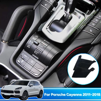 2Pcs За Porsche Cayenne 2011 2012 2014 2015 2016 2017 2018 Столче за кола Crevice кутия за съхранение чанта център конзола аксесоар интериор