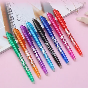 3 / 1PCS неутрални изтриваеми гел писалки в множество цветове за деца миеща се дръжка трайни и гладки писане непрекъснато мастило