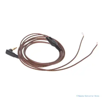 3.5mm OFC 3-полюсен кабел за слушалки DIY кабел за поддръжка на слушалки за Shure за Weishaupt