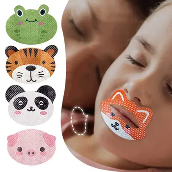 30Pcs / комплект Анти-хъркане стикери за деца сън затворена уста стикери дишане корекция кръпка Shut Up Patch лента