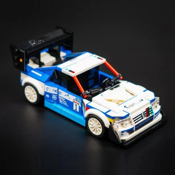 405 T16 GR MOC Шампиони по скорост Междинен модел на спортен автомобил Градивни блокове Тухли Технология Творчески монтаж Детски играчки Подаръци