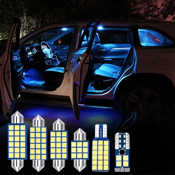 5pcs 12v автомобилни LED крушки за Suzuki Vitara LY 2015 2016 2017 2018 2019 2020 Интериорни куполни лампи за четене Аксесоари за осветление на багажника