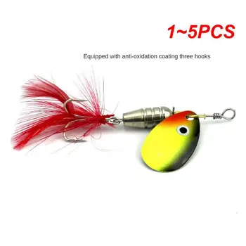 6.0g Spin Spoon Риболовни примамки Метални въртящи се пайети Воблери Тройни куки Изкуствена стръв Шаран Бас Pesca Tackle