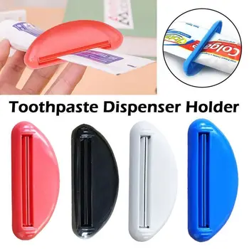 6pcs пластмасова паста за зъби Easy Holder Stand Аксесоари за баня Rolling Tube Паста за зъби Диспенсър У дома