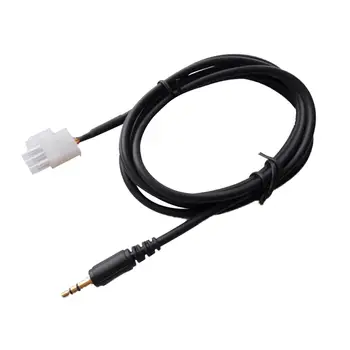 AUX 3.5mm кабел за свързване на автомобил MP3 телефон аудио 3 пинов мъжки жак за