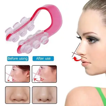 Beauty нос клип коректор масаж инструмент нос нагоре повдигане клип оформяне инструмент мост Shaper нос клипове изправяне F1R4