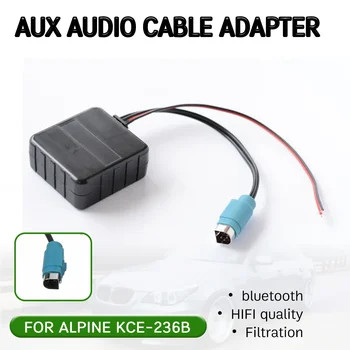 bluetooth Aux приемник кабелен адаптер за Hifi качество Aux музикален входен интерфейс за алпийски CD хост KCE-236B 9870/9872