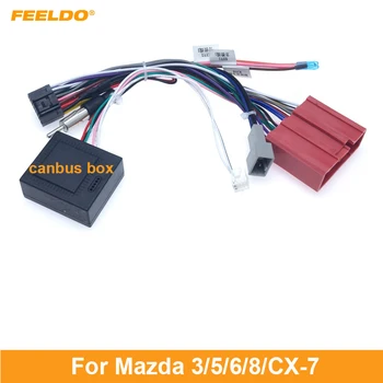 FEELDO Car 16pin стерео радио захранващ кабелен адаптер кабелен сноп за Mazda 3 (08-12) / 5 (08-15) / 6 (07-12) / 8 / CX-7