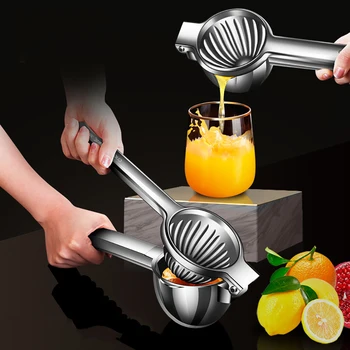Heavy 304 неръждаема стомана лимон изстискване ръчно цитрусови портокалови плодове сокоизстисквачка високо качество сок преса сок машина кухненски инструменти