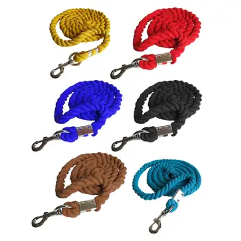 Horse Lead Rope Soft Heavy Duty Professional Equestrian Rein Racing Halters
