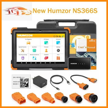 Humzor NS366S OBD2 Car Scanner Tablet Пълна система Auto OBD 2 EOBD диагностични инструменти за SAS CVT Gear Learning 13 Нулиране на автомобилостроенето