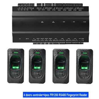 IP-базиран Tcp/Ip Съвет за контрол на достъпа RS485 Комуникация с 125Khz FR1200 водоустойчив RS485 четец на пръстови отпечатъци
