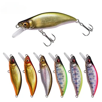 Japan Design Sinking Minnow Fishing Lure, Hard Stream Lures for Perch Pike Trout Bass, High Quality, 51mm, 4.2g, 1Pc
