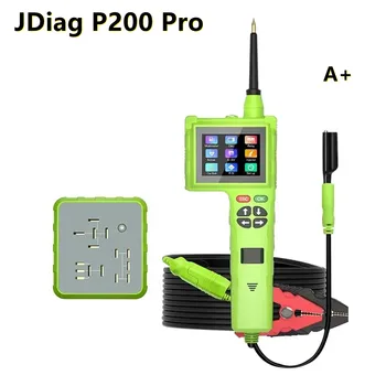  JDiag P200 Pro Най-новият Smart Hook Master Edition Тестер за автомобилни вериги 9-48V Автомобилна сонда за захранване Тестер за електрическа система