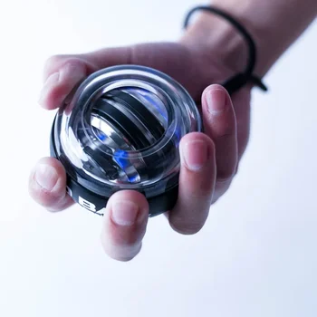 LED китката мощност ръка топка самостоятелно стартиране жироскоп топка Powerball ръка ръка мускул сила треньор упражнение оборудване укрепител