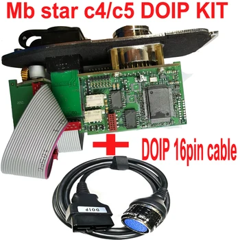 MB STAR C4 PLUS DOIP ФУНКЦИЯ SD CONNECT DOIP комплект с MB звезда c4 16pin obd2 кабел диагностичен инструмент Мултиплексор кола assessoires