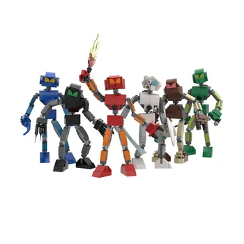 MOC творчески експертни идеи Високотехнологични Bionicles войници робот модел тухли строителни блокове DIY играчки за деца подаръци за рожден ден
