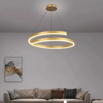 Nordic спирала LED висулка светлина кухня трапезария спалня проучване висящи осветителни тела Led дома декорация окачване осветително тяло