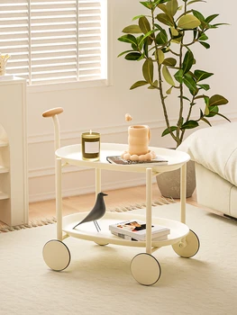 Nordic творческа количка с няколко дивана и малък апартамент хол онлайн знаменитост ins сменяема масичка за кафе съхранение