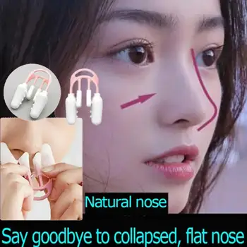 Nose Shaper Lifter Clip Soft Silicone Nasal Brace Shaping Correction Назален тип Повишаващо устройство за носов мост Нос Sh U4C8
