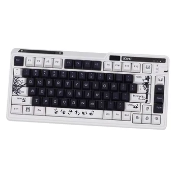 Panda 104+35 Черешов профил Keycap Set Cherry MX PBT Dye-subbed за механична клавиатура за игри