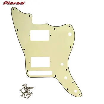 Pleroo Персонализирани части за китара -За Мексико Jazzmaster стил Китара pickguard PAF Humbucker Scratch Plate Замяна електрическа китара