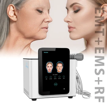 Portable Ems Facial Beauty Equipment Ems Rf Emt 3 In 1 Anti Aging Face Lifting Facial Toning machine