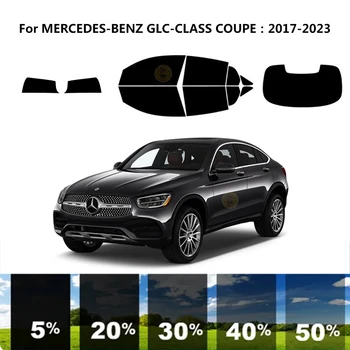 Precut нанокерамика кола UV прозорец оттенък комплект автомобилни прозорец филм за MERCEDES-BENZ GLC-CLASS COUPE 2017-2023