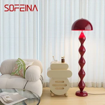 SOFEINA Nordic гъби подова лампа модерно изкуство семейство Iiving стая спалня творчество LED декоративни стоящи светлина