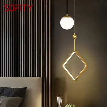 SOFITY Nordic висулка светлина LED модерни прости осветителни тела декоративни за дома хол