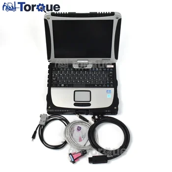 Toughbook CF19 За CAT подемно-транспортна техника за MITSUBISHI Диагностичен адаптерен скенер Кабел 16A68-00500 16A68-00800 16A68-113