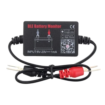 U90C Безжичен 12V монитор на батерията BM6 Проверка на състоянието на батерията на автомобила Тестер за мониторинг на APP