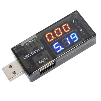  USB детектор цифров мултиметър мощност тестер ток напрежение батерия монитор с LED дисплей за мощност банка
