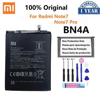 Xiao Mi оригинална батерия за телефон BN4A за Xiaomi Redmi Note 7 Note7 Pro Note7Pro Висококачествени 4000mAh батерии за подмяна на телефони