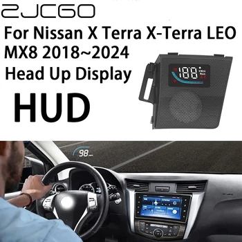 ZJCGO Auto HUD проектор за кола Аларма Head Up дисплей скоростомер предно стъкло за Nissan X Terra X-Terra LEO MX8 2018 ~ 2024
