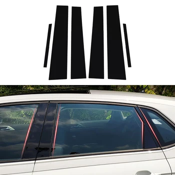 Автомобилна врата B C стълб формоване Trims PC декор лента Авто аксесоари за Mercedes W205 W213 X156 W177 W166 W217 X247 GLB A E C Clas