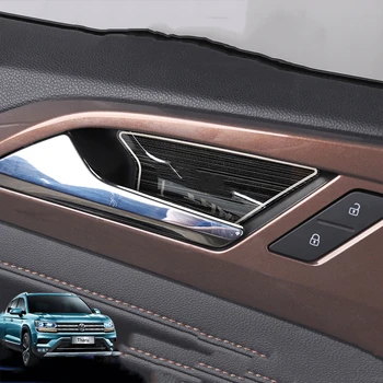 Автомобилна интериорна дръжка на вратата Капак на панела за Volkswagen Tharu VW Taos 2018 2019 2020 2021 2022 2023 Аксесоари Комплект Авто