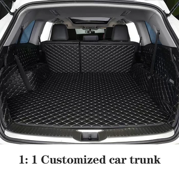 Автомобилни стелки за багажник за Honda Vezel 2015-2022 Пълно покритие Персонализирана кожа Auto интериор аксесоар стайлинг против хлъзгане водоустойчив