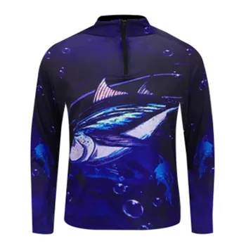 Анти-UV риболовно облекло 2024 Дизайн Мъжки риболовни фланелки Бързосъхнеща слънцезащита Риболовни ризи