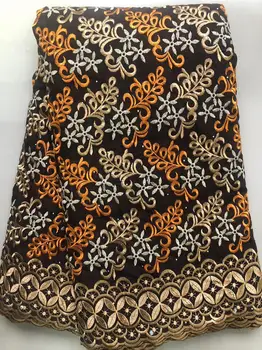 африкански памучен плат дантела швейцарски voile дантела в Швейцария гореща продажба нигерийски дантела плат за шиене жени вечерно парти рокли